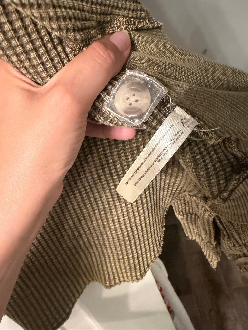 Free People One Scout Jacket Olive Green - Picture 5 of 10